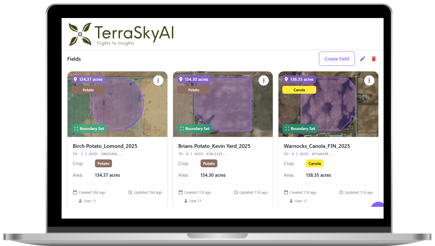 SkySight Dashboard Interface